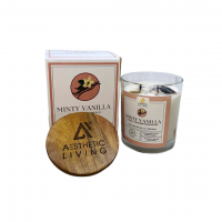 Minty Vanilla Botanic Candle